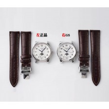 [론진] 남성용 마스터 컬렉션 L2.919.4.78.3 문페이즈 40mm 오토매틱 L899 무브먼트 실버 다이얼 lon2920