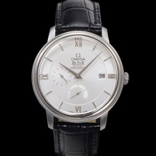 [오메가] 남성용 드빌 424.13.40.21.02.001 프레스티지 코-액시얼 39.5mm 오토매틱 Cal.2627 타입 실버 다이얼 omg0163