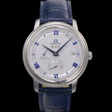 [오메가] 남성용 드빌 424.13.40.21.06.002 프레스티지 코-액시얼 39.5mm 오토매틱 Cal.2627 타입 빈티지 그레이 실크 다이얼 omg0172