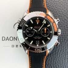 [오메가] 남성용 씨마스터 신제품 215.32.46.51.01.001 플래닛 오션 600m 코액시얼 마스터 크로노미터 45.5mm 크로노그래프 오토매틱 Cal.9900 타입 블랙 다이얼 omg0198