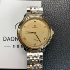 [오메가] 남성용 드빌 스몰 434.20.41.20.08.001 세컨즈 마스터 크로노미터 18K 옐우골드 41mm 오토매틱 Cal.8802 타입 샴페인 다이얼 omg0214