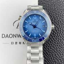 [오메가] 남성용 씨마스터 215.30.40.20.03.002 플래닛 오션 600M 코액시얼 39.5mm 마스터 크로노미터 오토매틱 Cal.8800 타입 블루 다이얼 omg0233