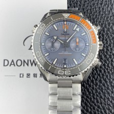 [오메가] 남성용 씨마스터 신제품 215.90.46.51.99.001 플래닛 오션 600m 코액시얼 마스터 크로노미터 45.5mm 크로노그래프 오토매틱 Cal.9900 타입 그레이 다이얼 omg0247