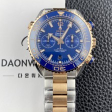 [오메가] 남성용 씨마스터 신제품 215.20.46.51.03.001 플래닛 오션 600m 코액시얼 마스터 크로노미터 45.5mm 크로노그래프 오토매틱 Cal.9900 타입 블루 다이얼 omg0251