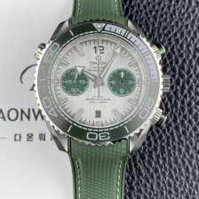 [오메가] 남성용 씨마스터 신제품 215.32.46.51.06.001 플래닛 오션 600m 코액시얼 마스터 크로노미터 45.5mm 크로노그래프 오토매틱 Cal.9900 타입 실버 다이얼 omg0253