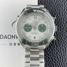 [오메가] 남성용 씨마스터 신제품 215.32.46.51.06.001 플래닛 오션 600m 코액시얼 마스터 크로노미터 45.5mm 크로노그래프 오토매틱 Cal.9900 타입 실버 다이얼 omg0256