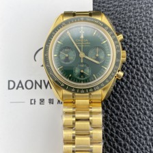 [오메가] 남성용 스피드마스터 프로페셔널 310.60.42.50.10.001 문워치 42mm 18K 옐우골드 수동형 Cal.3861타입 그린 다이얼 omg0266