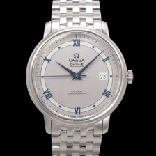 [오메가] 남성용 드빌 프레스티지 424.10.40.20.02.001 오토매틱 Cal.8800타입 39.5mm 메탈줄 실버 다이얼 omg20194