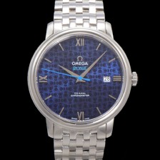 [오메가] 남성용 드빌 프레스티지 오르비스 에디션 424.10.40.20.03.003 오토매틱 Cal.8800타입 39.5mm 메탈줄 블루 다이얼 omg20198