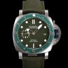 [파네라이] 남성용 서브머시블 베르데 스메랄도 PAM01287 오토매틱 Cal P. 900 타입 44mm 그린 다이얼 pan5212
