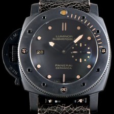 [파네라이] 남성용 서브멀시브 3데이즈 세라미카 데스트로 PAM00607 오토매틱 Cal.P9000 타입 47mm 블랙 다이얼 pan5221