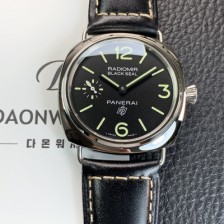 [파네라이] 남성용 라디오미르 PAM00754 블랙 씰 로고 45mm 오토매틱 Cal.P.6000타입 블랙 다이얼 pan5241