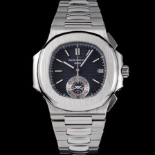 [파텍필립] 남성용 노틸러스 5980/1A-001 오토매틱 Cal.CH 28-520 C 타입 40.5mm 메탈줄 블루 다이얼 pat2226