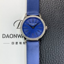 [파텍필립] 여성용 칼라트라바 4897G-001 나토천/가죽줄 33mm 오토매틱 Cal.324 타입 블루 다이얼 pat2251