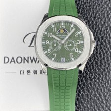 [파텝필립] 남성용 아쿠아넛 5261R 루스 연간 캘린더 문페이즈 39.9mm 오토매틱 Cal.324 S C 타입 그린 다이얼 pat2269