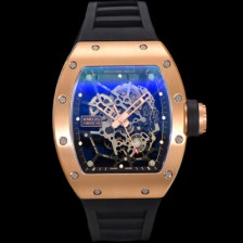 [리차드밀러] 남성용 RM035 라파엘 나달 수동/기계식 18K로즈골드 48mm 러버줄 블랙 스켈레톤 다이얼  ric0223