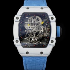 [리차드밀레] 남성용 RM27-02 투어빌론 라파엘 나달 47mm 기계식 수동형 무브먼트 스켈레톤 다이얼 ric0275