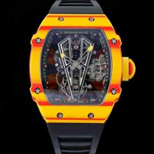 [리차드밀레] 남성용 RM27-03 투어빌론 포지드 카본 47mm 투르비용 무브먼트 스켈레톤 다이얼 ric0280