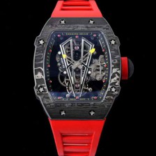 [리차드밀레] 남성용 RM27-03 투어빌론 포지드 카본 47mm 투르비용 무브먼트 스켈레톤 다이얼 ric0281