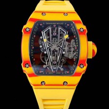 [리차드밀레] 남성용 RM27-03 투어빌론 포지드 카본 47mm 투르비용 무브먼트 스켈레톤 다이얼 ric0283