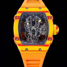 [리차드밀레] 남성용 RM27-03 투어빌론 포지드 카본 47mm 투르비용 무브먼트 스켈레톤 다이얼 ric0284