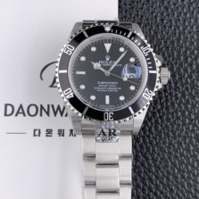 [로렉스] 남성용 AR사 904L스틸 구형 서브마리너 16610LV-93250 블랙 다이얼 이너베젤 티타늄베젤 Cal.3135오토매틱 무브먼트 ROL09050