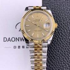 [로렉스] 남성용 904L스틸!! 2022신형 데이져스트 41mm II 126333 !! 18K 옐로골드 샴페인 컬러 다이얼 브레이슬릿 신형 Cal.3235 오토매틱 무브먼트 ROL09327