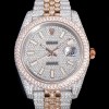 [로렉스] 남성용 데이져스트 오토매틱 아시안 2824-2 타입  41mm 18K 로즈골드 904L 다이아몬드 메탈줄 보석다이얼  rol64518