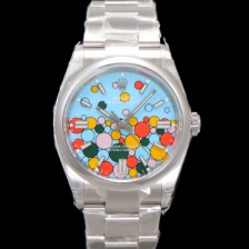 [로렉스] 남성용 904스틸 오이스터 m126000-0009 퍼페추얼 36mm 오토매틱 Cal.3230 타입 터콰이즈 블루 다이얼 rol5307