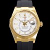 [로렉스] 남성용 스카이더웰러 m336238-0002 18K 옐루골드 42mm 오토매틱 Cal.9002 타입 우레탄줄 화이트 다이얼 rol5309