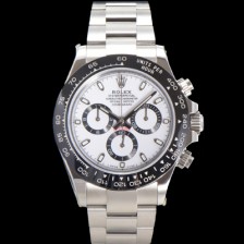 [로렉스] 남성용 코스모그래프 데이토나 m116500ln-0001 세라믹 베젤 40mm 크로노그래프 7750 오토매틱 무브먼트 화이트 다이얼 rol5318