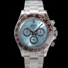 [로렉스] 남성용 코스모그래프 데이토나 플래티넘 m126506-0001 세라믹 베젤 40mm 크로노그래프 7750 오토매틱 무브먼트 아이스 블루 다이얼 rol5320