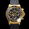 [로렉스] 남성용 코스모그래프 데이토나 m126518ln-0008 세라믹 베젤 18K 옐로우골드 40mm 크로노그래프 7750 오토매틱 무브먼트 블랙 다이얼 rol5330