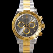 [로렉스] 남성용 코스모그래프 데이토나 116503 18K 옐로우골드 40mm 크로노그래프 7750 오토매틱 무브먼트 그레이 다이얼 rol5332