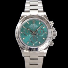 [로렉스] 남성용 코스모그래프 데이토나 40mm 크로노그래프 7750 오토매틱 무브먼트 그린 다이얼 rol5338