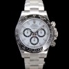 [로렉스] 남성용 1:1수제공정형 코스모그래프 데이토나 m116500ln-0001 세라믹 베젤 40mm 크로노그래프 오토매틱 Cal.4130 무브먼트 화이트 다이얼 rol5349