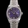 [로렉스] 남성용 데이저스트 m126284 로마인덱스 36mm 보석/큐빅 오토매틱 Cal.3235 무브먼트 퍼플 다이얼 rol5359