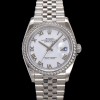 [로렉스] 남성용 데이저스트 m126234 로마인덱스 36mm 보석/큐빅 오토매틱 Cal.3235 무브먼트 화이트 다이얼 rol5360