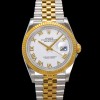 [로렉스] 남성용 데이저스트 m126233 18K 옐로우골드 로마인덱스 36mm 오토매틱 Cal.3235 무브먼트 화이트 다이얼 rol5365