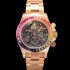 [로렉스]남성용 데이토나 40mm 크로노그래프 18k 로즈골드 오토매틱 Cal.4130 무브먼트 스켈레톤 다이얼 rol5380