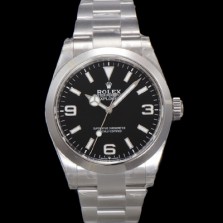 [로렉스] 남성용 New 신형 익스플로러 m214270-0003 오이스터 스틸 39mm 오토매틱 Cal.3230 무브먼트 블랙 다이얼 rol5387