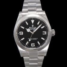 [로렉스] 남성용 New 신형 익스플로러 m214270-0003 오이스터 스틸 39mm 오토매틱 Cal.3230 무브먼트 블랙 다이얼 rol5387