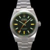 [로렉스] 남성용 New 밀가우스 m116400gv-0001 오이스터 퍼페추얼 40mm 오토매틱 Cal.3131 무브먼트 그린코팅 블랙 다이얼 rol5389