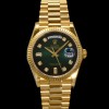 [로렉스] 남성용 New 데이데이트 m128238-0069 무게173g 18K 옐로우골드 프레지던트 36mm 오토매틱 Cal.2836-2 타입 다이아몬드 그린 옴브레 다이얼 rol5408