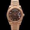 [로렉스] 남성용 New "VIP 타입 최종형" 데이데이트 m228235-0002 무게195g 18K 로즈골드 40mm 오토매틱 Cal.3255 타입 초콜릿 로마 다이얼 rol5415