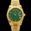 [로렉스] 남성용 New "VIP 타입 최종형" 데이데이트 m228238-0061 무게195g 18K 옐로우골드 40mm 오토매틱 Cal.3255 타입 그린 로마 다이얼 rol5423