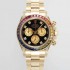 [로렉스] 남성용 데이토나 레인보우 116598 RBOW 크로노그래프 18K 옐로우골드 40mm 오토매틱 Cal.4130타입 블랙 다이얼 rol5432