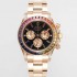 [로렉스] 남성용 데이토나 레인보우 116598 RBOW 크로노그래프 18k 로즈골드 40mm 오토매틱 Cal.4130타입 블랙 다이얼 rol5433