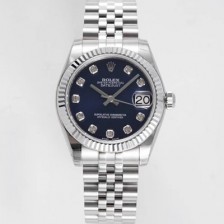 [로렉스] 여성용 데이져스트 178274 플루티드 31mm 쥬빌레 오토매틱 2236타입 블루 다이얼 rol5437