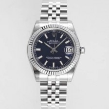 [로렉스] 여성용 데이져스트 178274 플루티드 31mm 쥬빌레 오토매틱 2236타입 블루 다이얼 rol5438